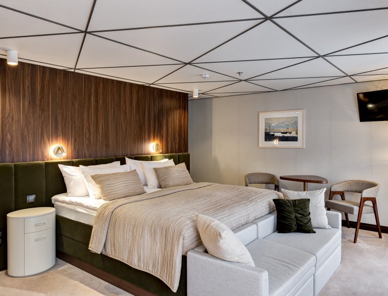 Mustai Karim Cruise Ship Accommodation Suite cabin