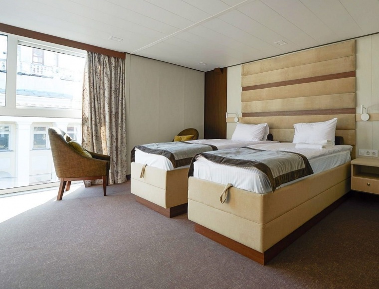 Mustai Karim Cruise Ship Accommodation Junior suite cabin